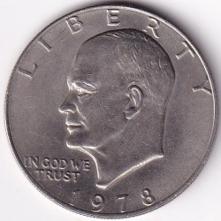 USA 1 Dollar 1978 Eisenhower Dollar Copper Nickel Coin