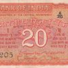 20 RUPEES PARLIAMENT GOVERNOR S.JAGANNATHAN HEIGH GRADE RARE NOTE