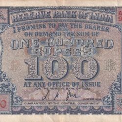 100 Rupees Diamond Issue Governor L.k.jha Rare Note