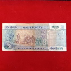 Alternative view of 500 Rs Old Issue Dandi Note Governor C.Rangrajan Same Note Given 726949