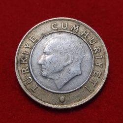 Alternative view of TURKEY ONE LIRA