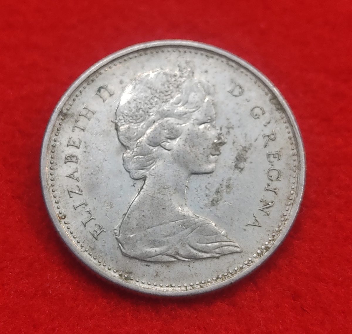 CANADA 25 CENTS 1977
