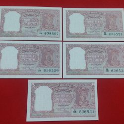 B-2 B. RAMA RAU TWO RUPEES NOTE RELEASED ON 1951 SINGAL NOTE PRICE 2310 GEM UNC CONDITION