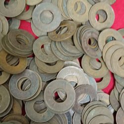 George Vi One Pice Hole Coin 100 Pcs Given Sale Mix Years Mix Mints British of India 1944 45...47