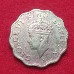 Alternative view of BRITISH INDIA ONE ANNA GEORGE VI 1943