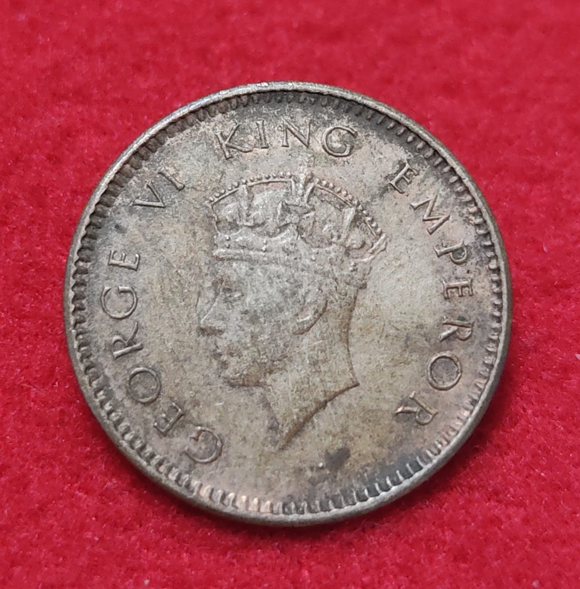 BRITISH INDIAN 1/2 PICE GEORGE VI 1940 - Image 2
