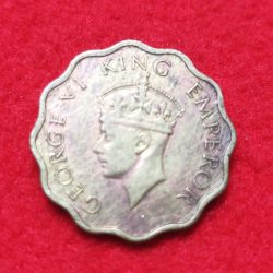 Alternative view of BRITISH INDIA ONE ANNA GEORGE VI 1944