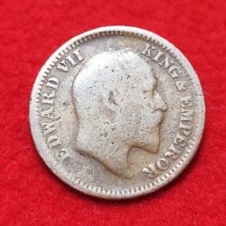 Alternative view of BRITISH INDIA 1/2 PICE EDWARD VII 1906 RARE COIN