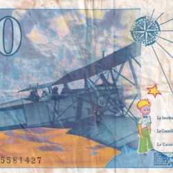 Alternative view of France 50 Francs - Saint-Exupéry World Note #b-2