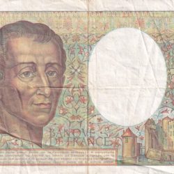 Alternative view of France 200 Francs de Montesquieu RARE NOTE LOWEST PRICE #B-2