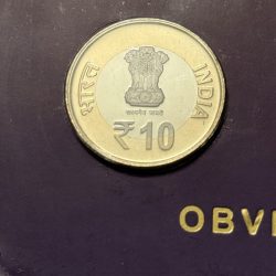 Alternative view of Satguru Ram Singh 10 Rs Coin Proof Kolkata Mint Rare