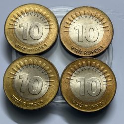 10 Rs 2010 Noida Mint Coin Unc