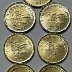 Akam 2025 New Issue 5 Rs and 20 Rs & 10 Rs Coin Unc Different Mint