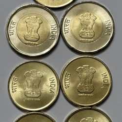 Alternative view of Akam 2025 New Issue 5 Rs and 20 Rs & 10 Rs Coin Unc Different Mint