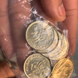 Alternative view of Newly Launched 5 RUPEE Famous AKAM 2025 HYDERABAD MINT NEW ISSUE BANK SEAL PACKT OF 30 COINS