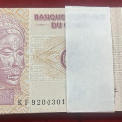 Alternative view of Congo 50 Francs full seriel wise 100 note gem UNC packet note buyer will receive 1 packet different serial number packet