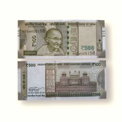 IS 167 Rs 500 India Banknote Star Replacement Issue 9EQ INSET B 2024 Limited Issue