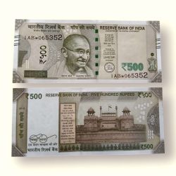 IS17 Rs 500 India Banknote Star Replacement Issue 1AB Inset R 2016 Limited Issue