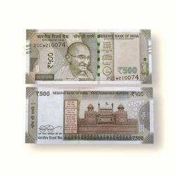 IS 175 Rs 500 India Banknote Star Replacement Issue 5GS INSET T 2024 Limited Issue