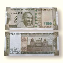 IS53 Rs 500 India Banknote Star Replacement Issue 2CC Inset M 2018 Limited Issue