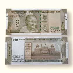 IS72 - Rs 500 India Banknote Star Replacement Issue 4CC Inset L 2019 Limited Issue