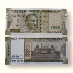 IS76 Rs 500 India Banknote Star Replacement Issue 1PC Inset R 2019 Limited Issue