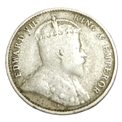 Alternative view of HONG KONG Silver 5 CENTS Year 1905 King EDWARD-VII in Collectable Grade.