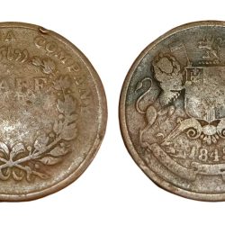 British India Copper HALF ANNA Key Date 1945 EAST INDIA COMPANY **RARE** Collectable Grade.