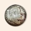 Re 1 British India Edward VII Rupee Silver year 1905 Unique and Rare - Image 2