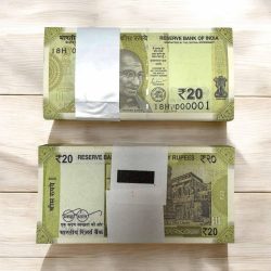 Rs 20 India Banknote Issue Low Serial 000001 To 0000100 Bundle Signed By Shakti kant Das N 2024 Unique and Rare