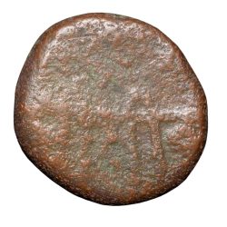 Alternative view of Copper Coin of Gingee Maratha's (17th Cen. AD) with Chhatrapati/Sri Siva K.Ganesha Ty.10.8 Very Rare