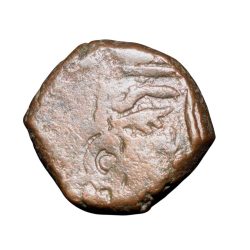 Copper Drachma of Kumar Gupta I(AD 414-455) of Gupta Dynasty 'Garuda' Type