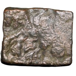 Copper Inscribed Punch-Marked of Damabhadra of Bhadra/Mitra Dynasty(2nd Cen.BC) of Vidarbha Region