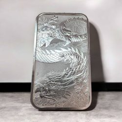 1 Dollar Australia 2021 Elizabeth II 6th Portrait In the name of Chinese Dragon Bullion Bar Ultra Unique and Rare