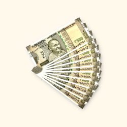 Rs 500 India Banknote Holy Serial Set Star Replacement Issue 786001 to 786010 GEM Unc Unique and Rare