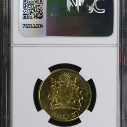 Alternative view of Malawi Country 2004 Malawi Kwacha NGC Graded Unique and Rare