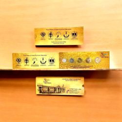 Re 1 to 20 Year 2022 AKAM 75 Year Of Independence India All Kolkata Mint Issue 2023 AKAM Coins Inside Issue Unique and Rare