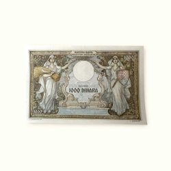 Alternative view of Yugoslavia Issue 1000 Dihara GEM UNC 1931 Issue Unique and Rare Tope Collectible Item