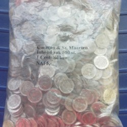 Netherlands Antilles, 1 Cent, 2016, KM #32, Mint sealed packet of 500 coins.