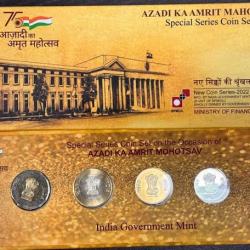 AKAM SERIES COINS ALL DENOMINATIONS – Kolkata mint 2022 coin set