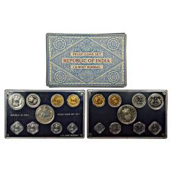 Food for All - Proof set - Year 1971. Set of 9 coins. Original mint packing.
