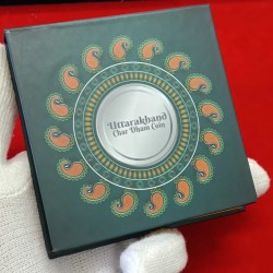 Alternative view of Uttarakhand Char Dham Token Set Issued Of Uttarakhand Ministry Aluminium Coin Set