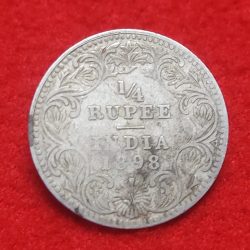 VICTORIA EMPRESS 1/4 RUPEE 1998 CALCUTTA MINT