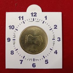 Five Rs Scare Error Coin 3 'o Clock Akam 2025 Calcutta Mint Gem Bunc Condition RBI Big Mistake Coin