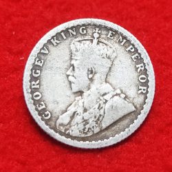1/4 rupee SILVER COIN GEORGE V KING EMPEROR COIN