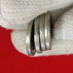 Five Rs Error Coin with Security Edges Error plain 5 Pcs Given Reedges Error