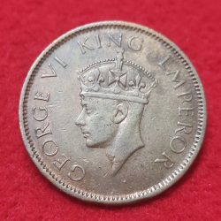 Alternative view of ONE QUARTER ANNA (BRONZE) GEORGE V KING