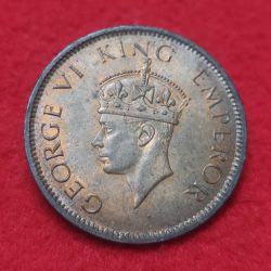 Alternative view of ONE QUARTER ANNA (BRONZE) GEORGE V KING