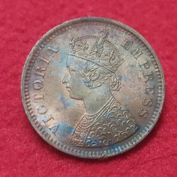 Alternative view of 1/2 PICE VICTORIA EMPRESS 1894 SCARCE COIN