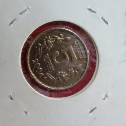 Alternative view of Five Rs Ex Rare Coin 2004 Year Hyderabad Mint Unc Condition Coin